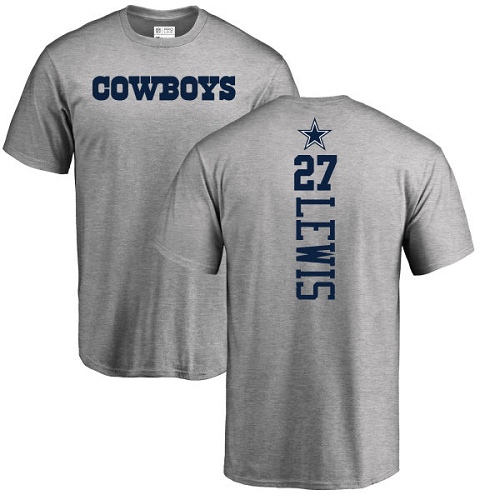 Men Dallas Cowboys Ash Jourdan Lewis Backer #27 Nike NFL T Shirt